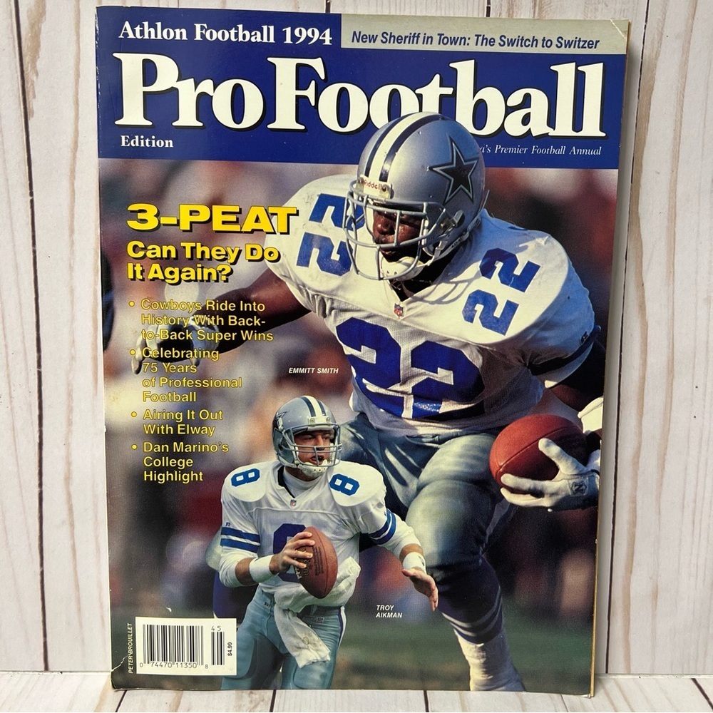 Athlon Football 1994 - ProFootball Magazine-Dallas Cowboys Cover